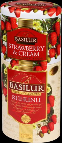 LABAR - Basilur 2v1 Strawberry & Ruhuna plech 30g & 70g