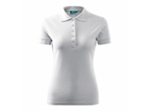 LADIES POLO PIQUE dámská polokošile 200 g/m2, vel. S, ADLER, Bílá