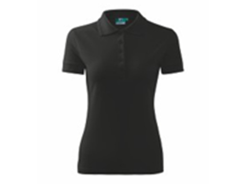 LADIES POLO PIQUE dámská polokošile 200 g/m2, vel. S, ADLER, Černá