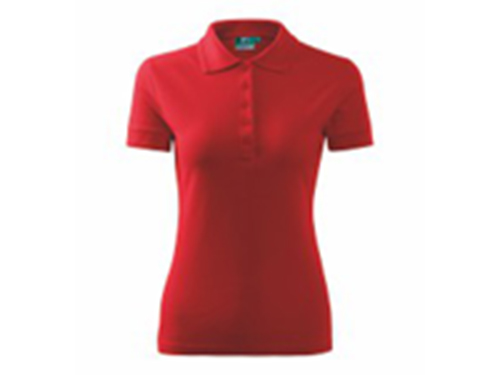 LADIES POLO PIQUE dámská polokošile 200 g/m2, vel. S, ADLER, Červená