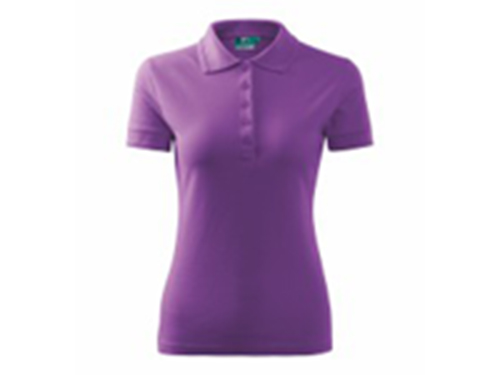 LADIES POLO PIQUE dámská polokošile 200 g/m2, vel. S, ADLER, Fialová