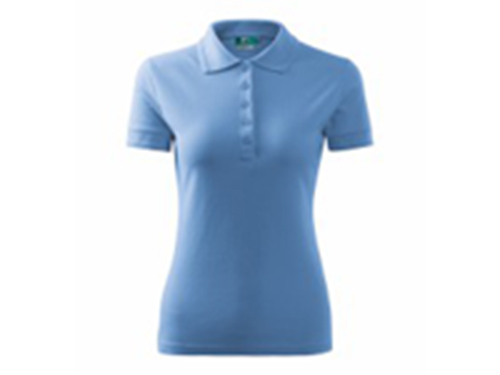 LADIES POLO PIQUE dámská polokošile 200 g/m2, vel. S, ADLER, Světle modrá