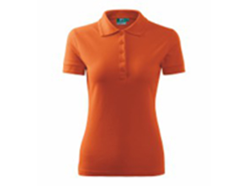 LADIES POLO PIQUE dámská polokošile 200 g/m2, vel. S, ADLER, Oranžová