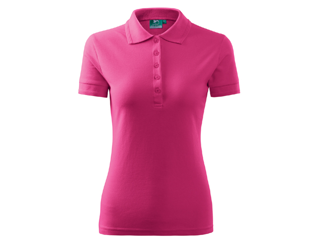 LADIES POLO PIQUE dámská polokošile 200 g/m2, vel. S, ADLER, Růžová