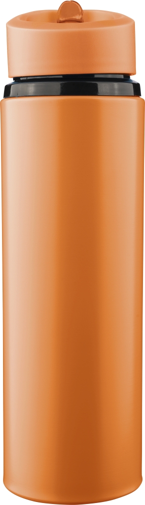 Láhev na pití z recyklované nerezové oceli, 500 ml, oranžová