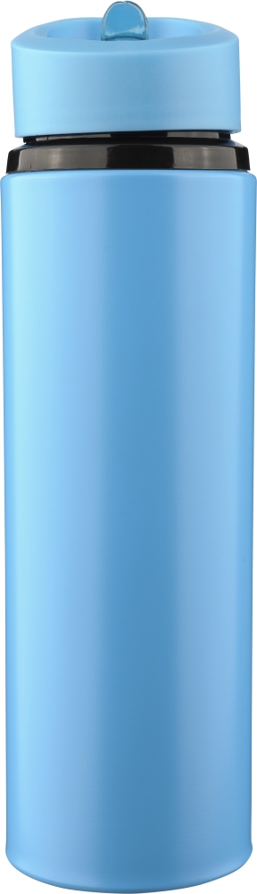 Láhev na pití z recyklované nerezové oceli, 500 ml, světle modrá