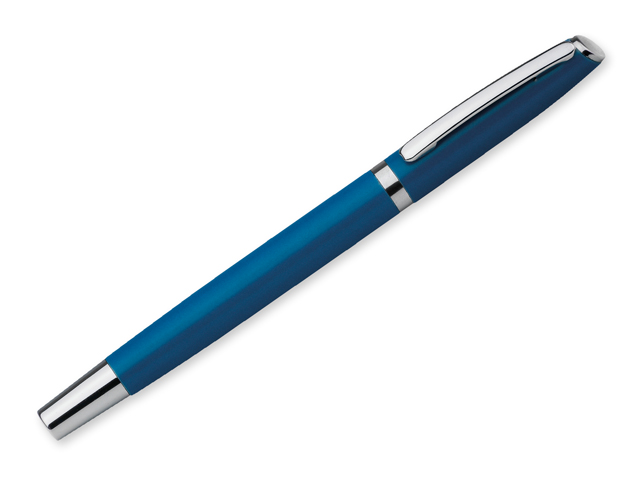 LANDO ROLLER kovové keramické pero s modrou náplní, Modrá