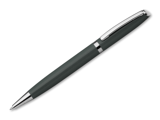 LANDO kovové kuličkové pero, modrá náplň, Grafitově šedá