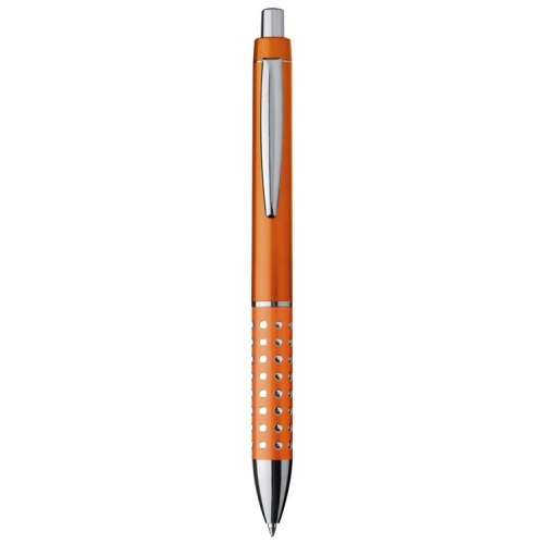 LANDRY Kuličkové pero,modrá náplň,třpytivé efekty v úchopu,oranžové