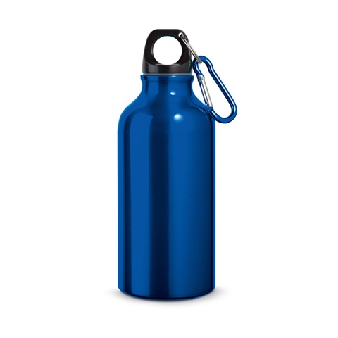 královská modrá LANDSCAPE S. Hliníková sportovní láhev s karabinou 400 ml, královská modrá