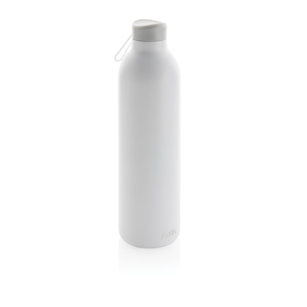 LARNAKA Vakuová termoska z recyklované nerezové oceli, 1000 ml, bílá