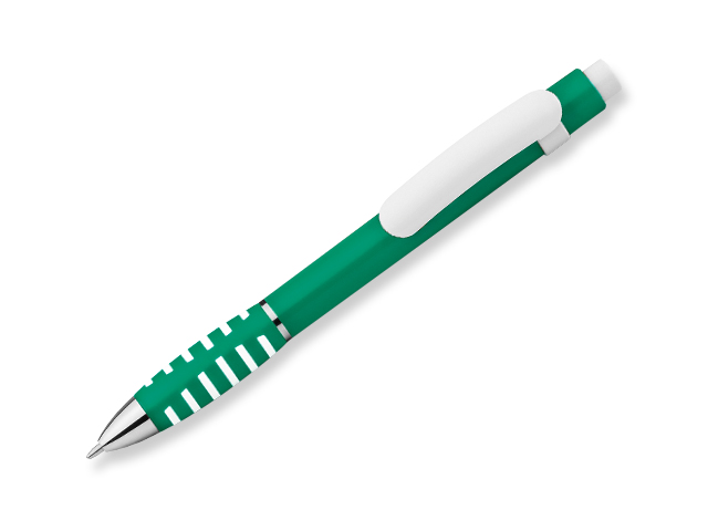 LATIFA plastové kuličkové pero, modrá náplň, Zelená