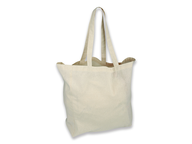 LIKO bavlněná nákupní taška přes rameno, 110 g/m2, Přírodní
