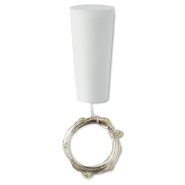 LIMPIO Dekorativní zátka na láhev s LED světelným řetězem