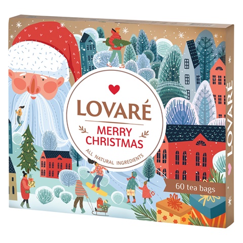 LOVARÉ. set čajů, červená