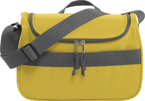 LUSAMBO Chladící taška s přední kapsou na suchý zip, žlutá