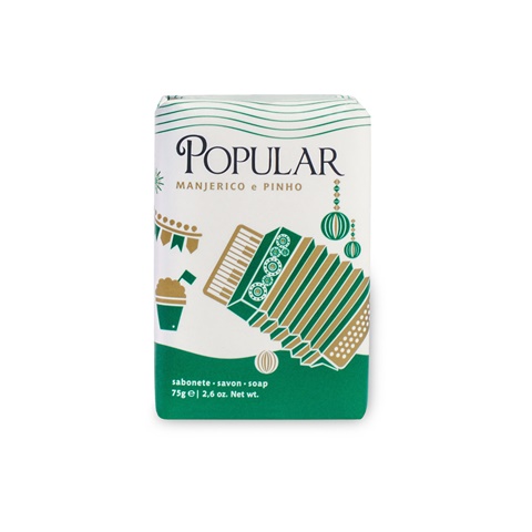 LUSITANOS. Mýdla na bázi rostlinného mýdla a obohacená o olivový olej (75 g), zelená