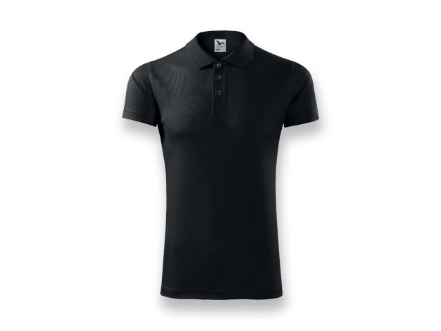 LUSTYG unisex polokošile, 150 g/m2, vel. S, ADLER, Černá