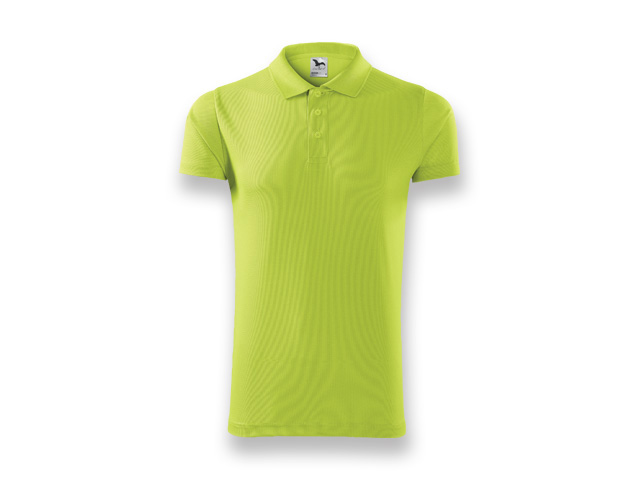 LUSTYG unisex polokošile, 150 g/m2, vel. S, ADLER, Limetkově zelená