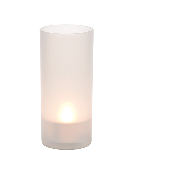 LUZAGA Dekorační svíčka s LED světlem a tlačítkem pro zapnutí