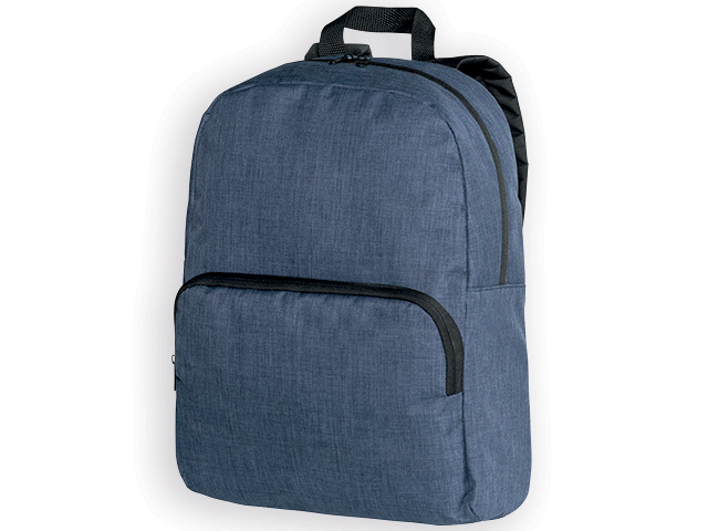 MACARIO polyesterový batoh, 600D+300D, Modrý melír
