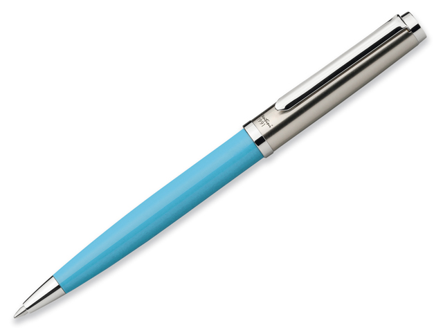 MAJESTIC kovové kuličkové pero, modrá náplň, SANTINI, Světle modrá
