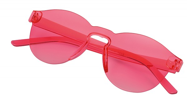 MALAGO Celobarevné sluneční brýle s tónovanými skly, růžová