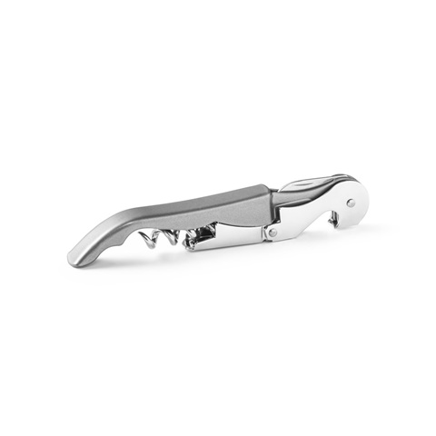 MALBEC. Kovová vývrtka, saténově stříbrná