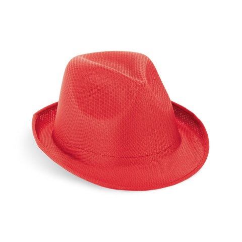 červená MANOLO. PP klobouk, červená