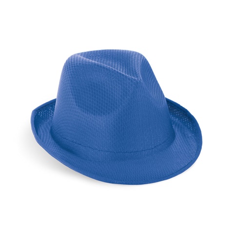 královská modrá MANOLO. PP klobouk, královská modrá