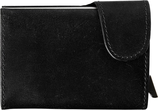 MARASA Kožená peněženka s ochranným systémem, černá