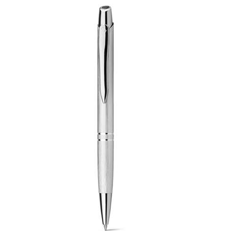 MARIETA BRUSH. Kuličkové pero, saténově stříbrná