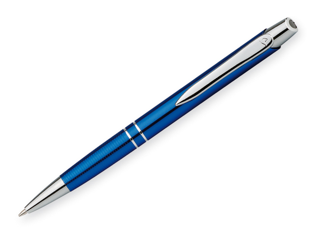 MARIETA METALIC kovové kuličkové pero, modrá náplň, SANTINI, Modrá