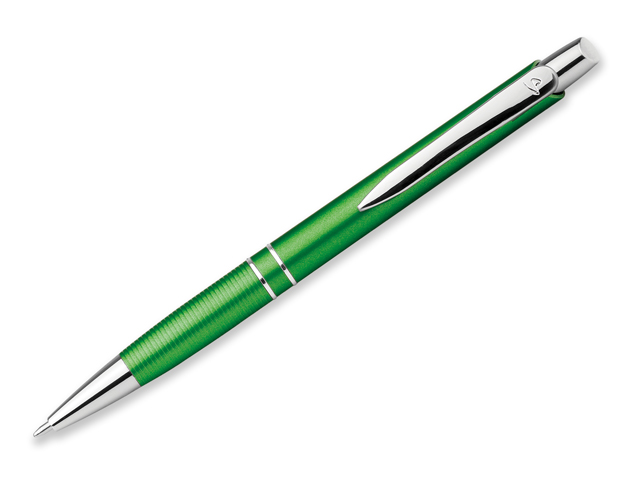 MARIETA PLASTIC plastové kuličkové pero, modrá náplň, SANTINI, Světle zelená