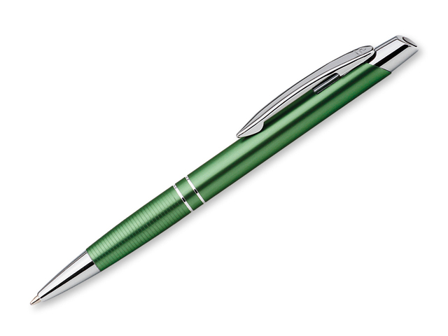 MARIETA kovové kuličkové pero, modrá náplň, SANTINI, Smaragdově zelená