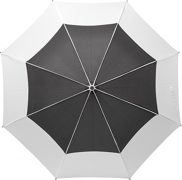 MARONDER Velký klasický deštník, pr. 122cm, černo bílý