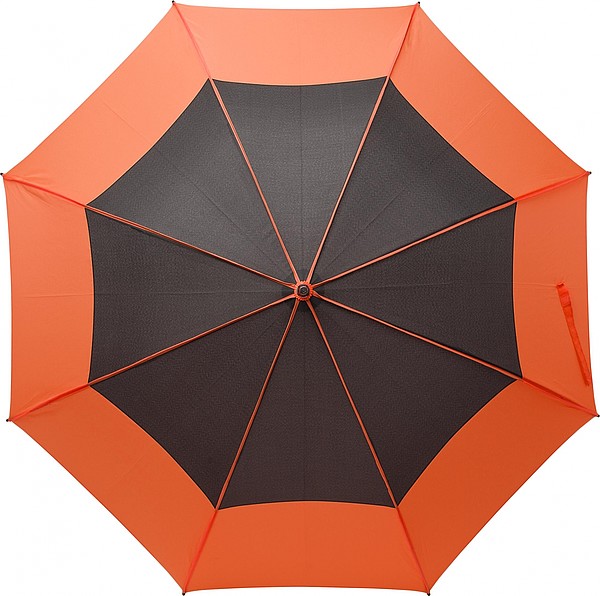 MARONDER Velký klasický deštník, pr. 122cm, černo oranžový