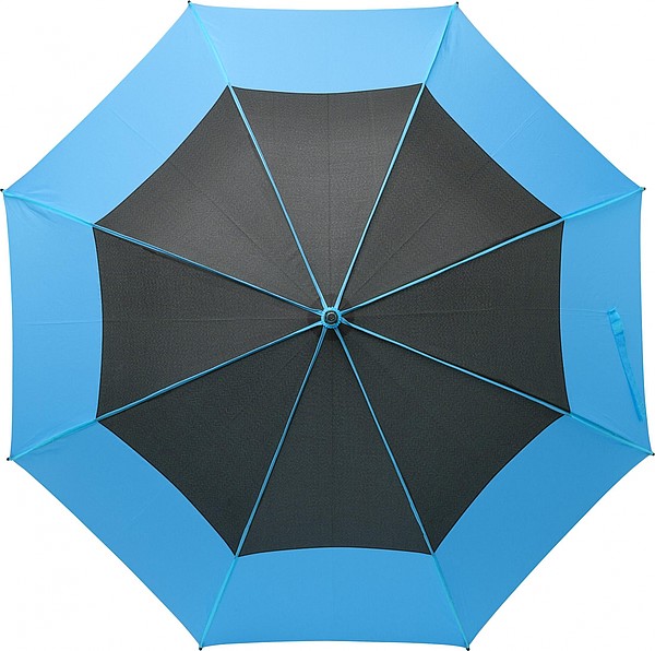 MARONDER Velký klasický deštník, pr. 122cm, černo světle modrý