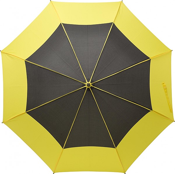 MARONDER Velký klasický deštník, pr. 122cm, černo žlutý