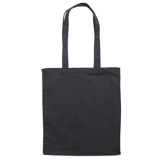 MASIMA Bavlněná nákupní taška s dlouhými uchy, černá
