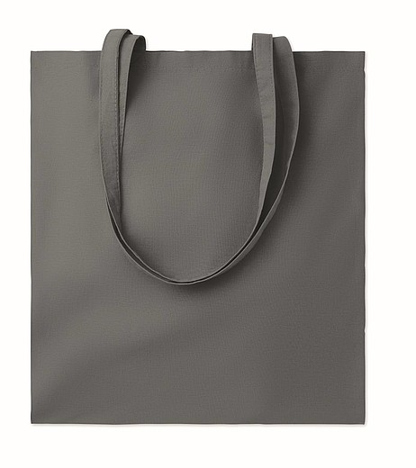 MASIMA Bavlněná nákupní taška s dlouhými uchy, tmavě šedá