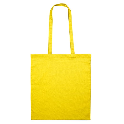 MASIMA Bavlněná nákupní taška s dlouhými uchy, žlutá