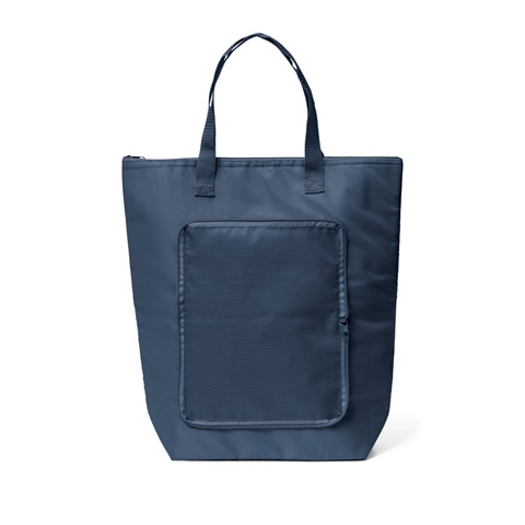MAYFAIR. Skládací chladicí taška z materiálu polyester 210D 15 L, námořnická modrá