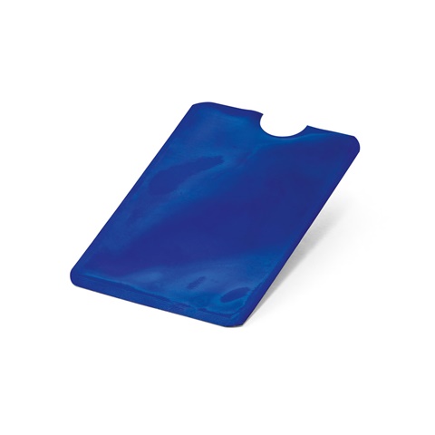 MEITNER. Hliníkový držák na karty s RFID blokováním, královská modrá