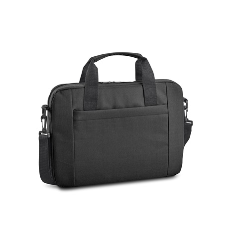 METZ. Aktovka na notebook 15.6'' z materiálu polyester 600D, černá