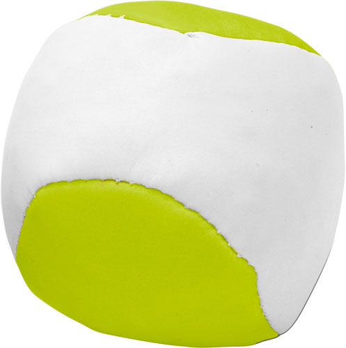 MÍČEK Antistresový balónek, kombinace bílá, světle zelená