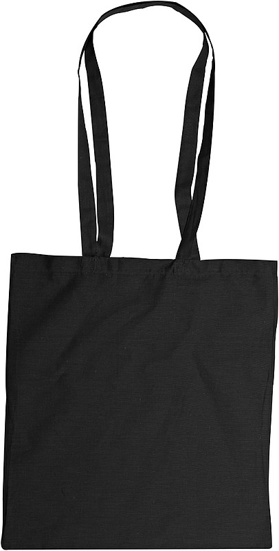 MICHALA Nákupní taška, dlouhé rukojeti, černá
