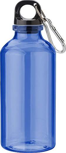 MIGGU Průhledná láhev na vodu z RPET, 400 ml, modrá