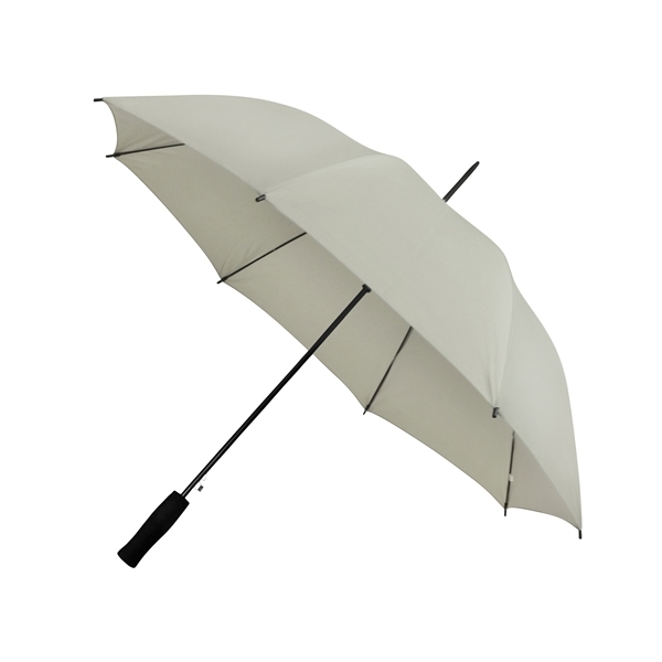 MIJAS Automatický ultralehký holový deštník, průměr 102 cm, světle šedá