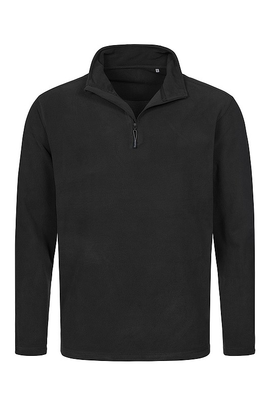 Mikina STEDMAN ACTIVE FLEECE HALF ZIP JACKET MEN černošedá S